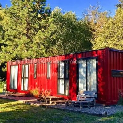 Container expandable préfabriqué à l'extérieur 40 pieds 20 pieds Maison portable 2-5 chambres préfabriquées Maison d'expédition Boutique mobile Granny Flat