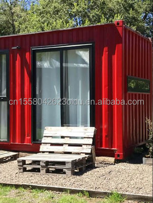 Container expandable préfabriqué à l'extérieur 40 pieds 20 pieds Maison portable 2-5 chambres préfabriquées Maison d'expédition Boutique mobile Granny Flat