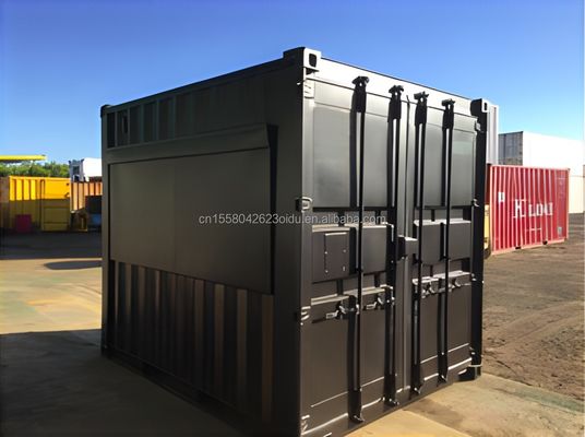 Structure principale 20ft Container Café Bar Fast Food Mini Pop-up Shop Café maisons avec tubes carrés en acier galvanisé