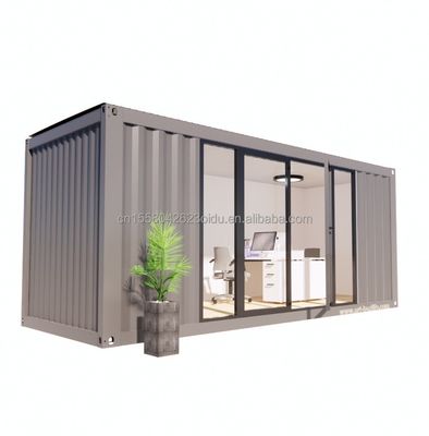 Maison de conteneurs en extérieur moderne portable préfabriqué avec installation gratuite salle de bains mobile chambre à coucher et panneau sandwich en acier