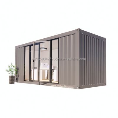 Maison de conteneurs en extérieur moderne portable préfabriqué avec installation gratuite salle de bains mobile chambre à coucher et panneau sandwich en acier