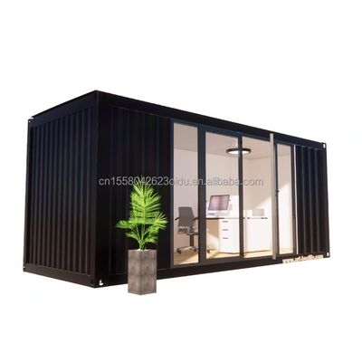 Maison de conteneurs en extérieur moderne portable préfabriqué avec installation gratuite salle de bains mobile chambre à coucher et panneau sandwich en acier