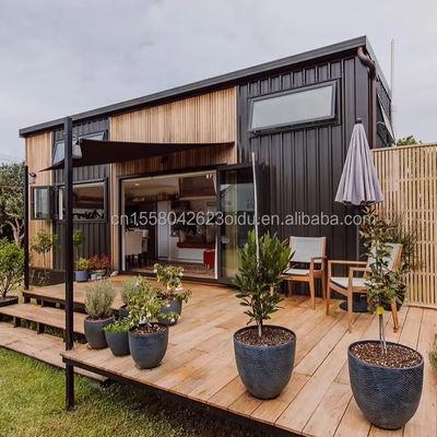 20 40 FT Container expandable de design moderne maison de jardin en bois préfabriqué de couleur pour une expérience de vie personnalisée