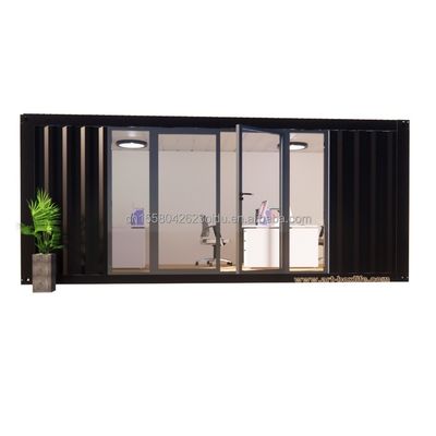 Maison de conteneurs en extérieur moderne portable préfabriqué avec installation gratuite salle de bains mobile chambre à coucher et panneau sandwich en acier