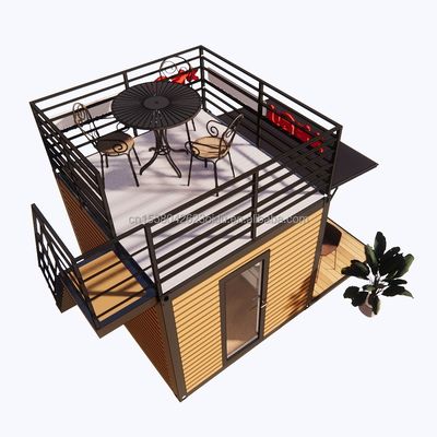 Construction en acier de conception moderne de 10 pieds Container Magasin/boutique et maison modulaire préfabriquée Modèle 3D/Dessin CAO