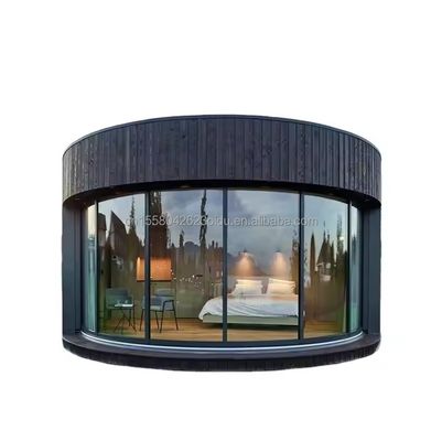 50/75/100mm panneau sandwich ondulé EU maison de conteneurs préfabriquée pour résidence ou hôtel de couples
