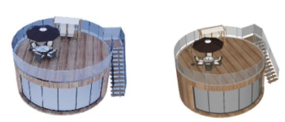 50/75/100mm panneau sandwich ondulé EU maison de conteneurs préfabriquée pour résidence ou hôtel de couples
