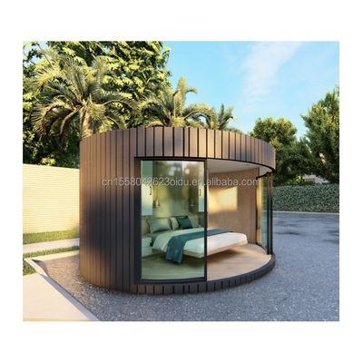 50/75/100mm panneau sandwich ondulé EU maison de conteneurs préfabriquée pour résidence ou hôtel de couples