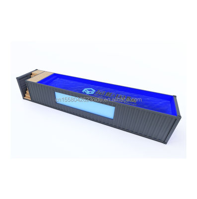 Piscine personnalisée pour conteneur d'expédition de 20 pieds / 40 pieds avec panneau de sandwich en ondes 50/75/100 mm