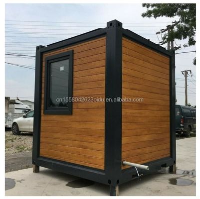 Maison de conteneurs de porte à panneaux de sandwich 40 pieds Deux chambres pour chambre vitrée Porte de vie
