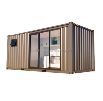 Container familial Maison de vie Container familial résidentiel préfabriqué avec des fenêtres en couleur personnalisée et en alliage d'aluminium