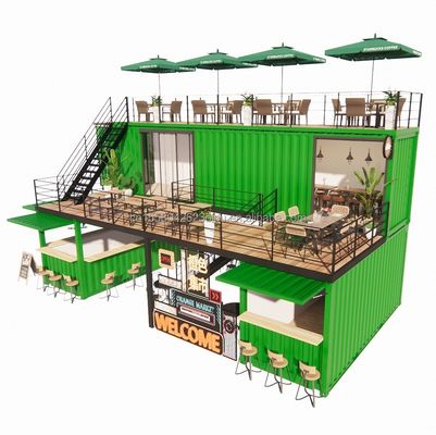 Container avec salle de bains et cuisine Construction rapide de maisons préfabriquées modulaires