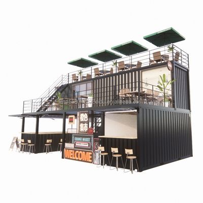 Container avec salle de bains et cuisine Construction rapide de maisons préfabriquées modulaires