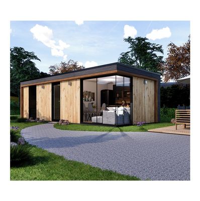 Chambre de conteneurs préfabriquée pour espace résidentiel extérieur