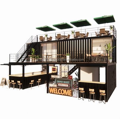 Container avec salle de bains et cuisine Construction rapide de maisons préfabriquées modulaires