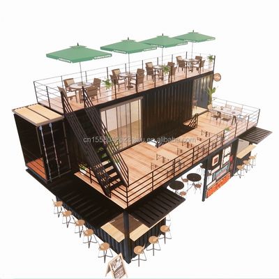 Container avec salle de bains et cuisine Construction rapide de maisons préfabriquées modulaires