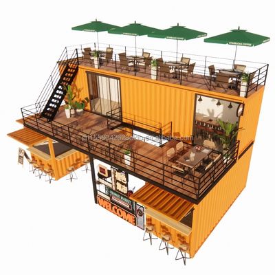 Container avec salle de bains et cuisine Construction rapide de maisons préfabriquées modulaires