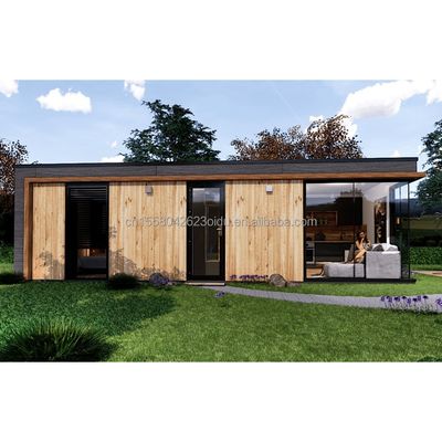 Chambre de conteneurs préfabriquée pour espace résidentiel extérieur