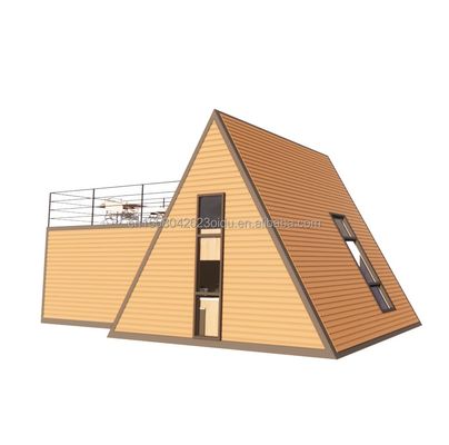 Maison Triangle Un kit de maison à cadre pour la vie avec 50/75/100mm ondes panneau sandwich mur et tronc