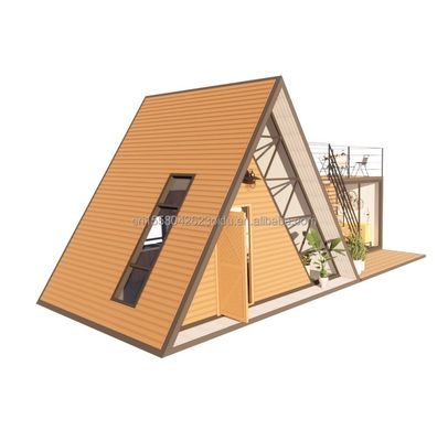 Maison Triangle Un kit de maison à cadre pour la vie avec 50/75/100mm ondes panneau sandwich mur et tronc