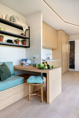 Location d'une maison en bois préfabriquée maison de conteneurs pour un hébergement hôtelier