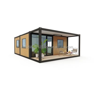 Maison de conteneurs d'usine Maison préfabriquée mobile avec panneau sandwich ondulé de 50/75/100 mm