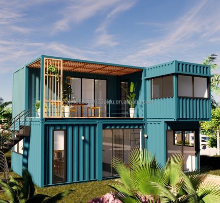 Maison de conteneurs spécialement aménagées maison de famille ou hôtel de vacances autre style de design