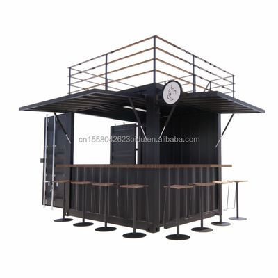 Mini magasin pop-up de 10 pieds cadre en acier robuste contenant bar avec pliage en acier galvanisé