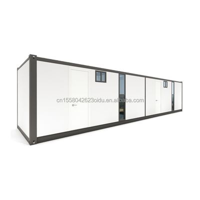 Maison préfabriquée en acier galvanisé 180g de style moderne Container en acier Maison de conteneurs Maison familiale préfabriquée minuscule pour la vie en plein air