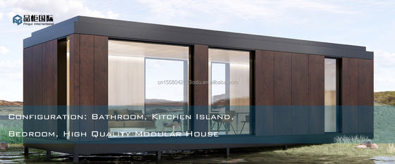 Style de conception moderne Couleur personnalisée Container en bois préfabriqué Maison en acier Panneau sandwich Hôtel toilettes pour extérieur