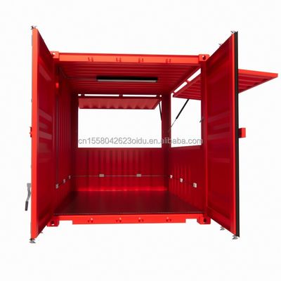 Hôtel 10ft Mini Container Bar Stand dans le supermarché avec magasin pop-up robuste et design moderne