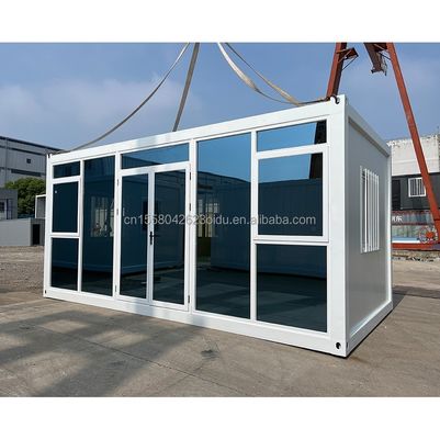 Tubes carrées en acier galvanisé Structure principale Container de petite pièce préfabriqué Maison pour chantier de construction Entrepôt Famille