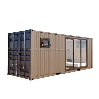 Maison de conteneurs avec conception extensible et 50/75/100mm ondes panneaux sandwich murs