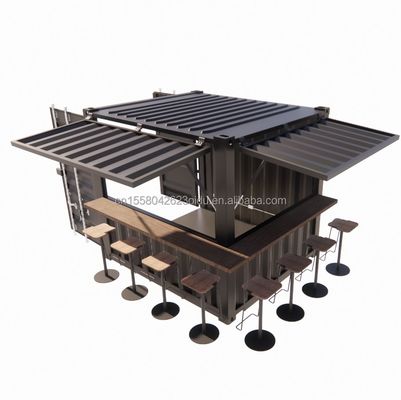 Container mini-magasin à 10 pieds résistant à l'humidité pour café/bar/restaurant de restauration rapide/magasin de proximité/kiosque/stand