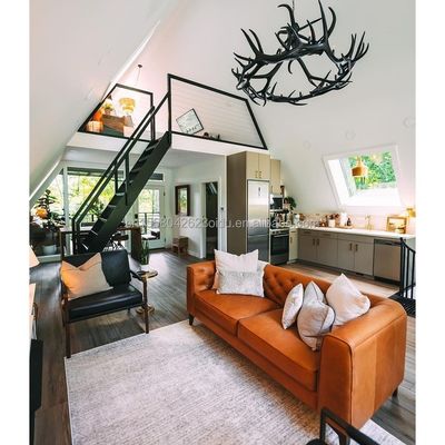 Structure en acier maison en bois triangulaire