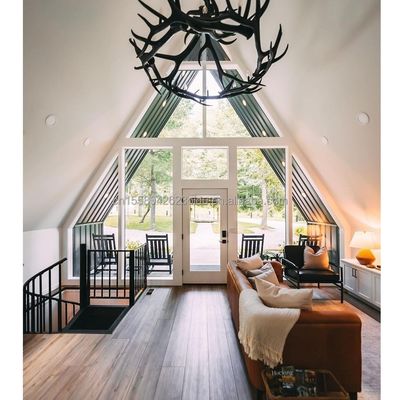 Structure en acier maison en bois triangulaire