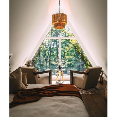 Structure en acier maison en bois triangulaire