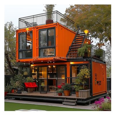 Design détachable moderne de luxe 3 chambres Villa préfabriquée Container maison pour jardin par les familles et les hôtels