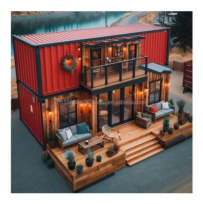 Design détachable moderne de luxe 3 chambres Villa préfabriquée Container maison pour jardin par les familles et les hôtels