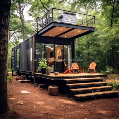 Maison en acier préfabriqué pour la vie en plein air dans les forêts résidentielles