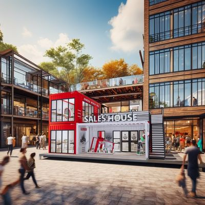 3 chambres à coucher et salon Petite maison modulaire Transportable maison préfabriquée avec structure en acier cadre conteneur soudé