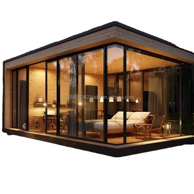 Chambre préfabriquée moderne de 20 pieds 40 pieds pour le transport maritime Container Jardin de maison hôtel
