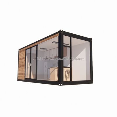 Chambre préfabriquée moderne de 20 pieds 40 pieds pour le transport maritime Container Jardin de maison hôtel