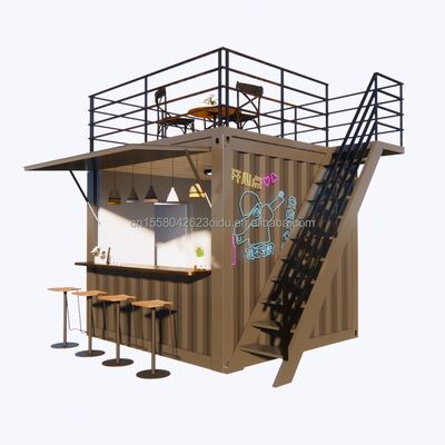 Supermarché de design moderne Container mobile Bar à café maisons 10ft Mini Popup Shop