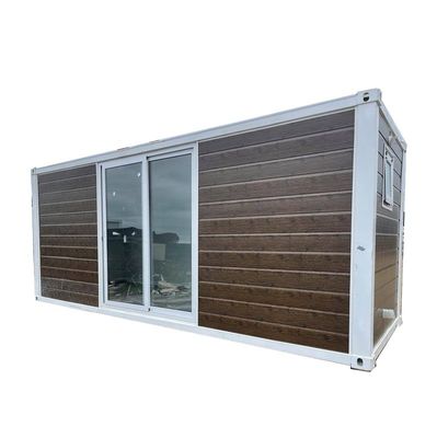 Maison en bois préfabriquée de 20 pieds de design moderne en acier maison de conteneur minuscule pour hôtel/couple