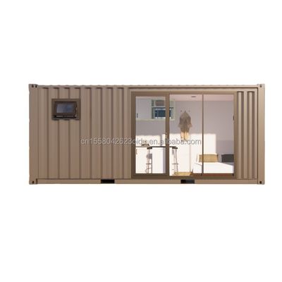 Maison préfabriquée en extérieur de 40 pieds avec 3 chambres à coucher et un salon