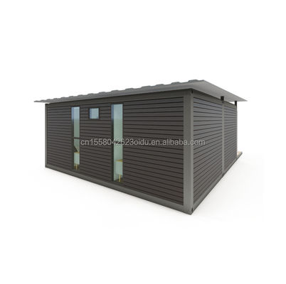 50/75/100mm Container maison avec cuisine et salle de bains pour le marché de l'UE avec 2 chambres à coucher et design de luxe