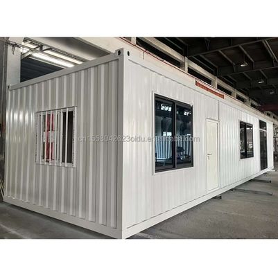 Conception moderne maison préfabriquée pliable panneau sandwich en acier maison de conteneurs pour l'extérieur sur le chantier de construction dortoir