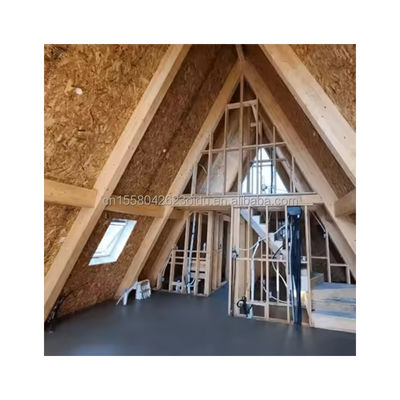 Tubes carrées en acier galvanisé Structure principale Hôtel Triangle Un cadre Kit de maison préfabriquée pour le luxe