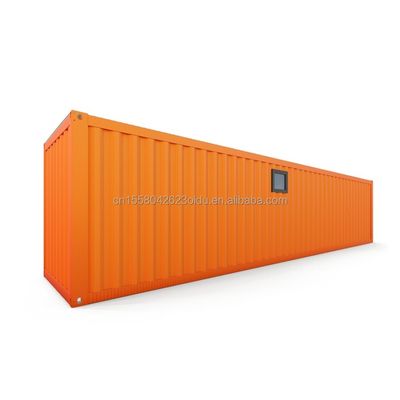 Hôtel 40 pieds préfabriqué conteneur pliable modulaire construire rapidement petite maison avec tubes carrés en acier galvanisé structure principale